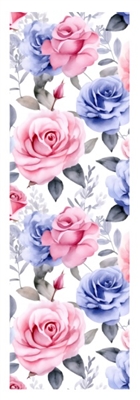 Pink - Blue Roses Pen Wrap