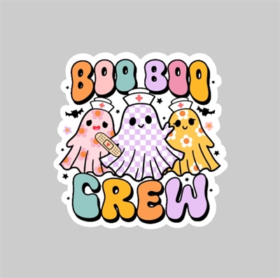 Boo Boo Crew Tumbler Sticker