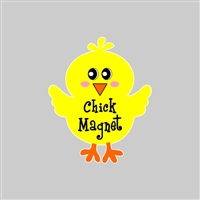 Chick Magnet Tumbler Sticker