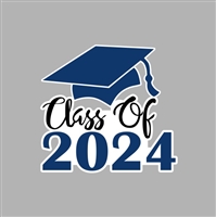 Senior Class of 2024 - Blue Tumbler Sticker