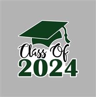 Senior Class of 2024 - Green Tumbler Sticker