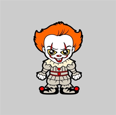 Clown Tumbler Sticker