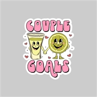 Couple Goals Tumbler Sticker