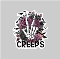 Creeps Tumbler Sticker