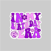 Birthday Era Tumbler Sticker