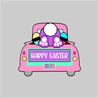 Easter Truck Bed Tumbler Sticker