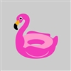 Flamingo Floatie Tumbler Sticker