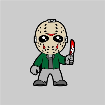 Friday the 13th Tumbler Sticker