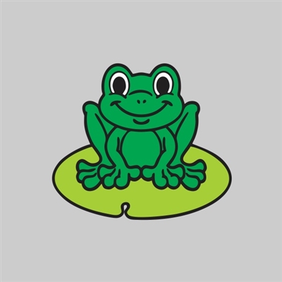 Frog in a Pond  Tumbler Sticker