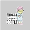 Froggy Coffee Tumbler Sticker