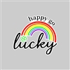 Happy Go Lucky Tumbler Sticker