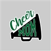 Cheer Mom (Green)  Tumbler Sticker