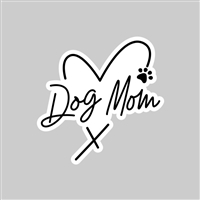 Dog Mom  Tumbler Sticker