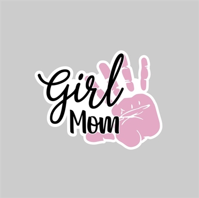 Girl Mom Tumbler Sticker