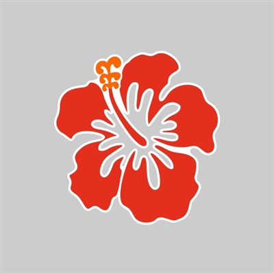 Hibiscus Tumbler Sticker