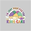 King Cake  Tumbler Sticker