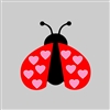 Lady Bug Tumbler Sticker
