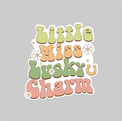 Little Miss Lucky Tumbler Sticker