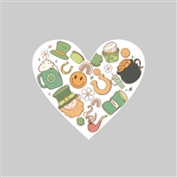 Lucky Heart  Tumbler Sticker