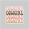 Cowgirl Tumbler Sticker