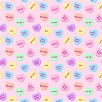 Conversation Hearts Vinyl Sheet