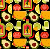 Cinco De Mayo Food Vinyl Sheet