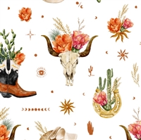 Floral Western Vinyl Sheet