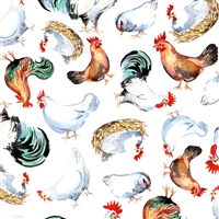 Chickens Vinyl Sheet