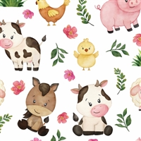 Farm Friends Vinyl Sheet