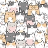 Cute Cats Vinyl Sheet