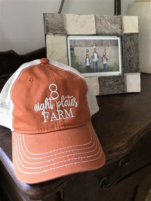 Baseball Hat Burnt Orange/Stone