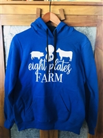 Women's Fitted Sweatshirt Royal Blue