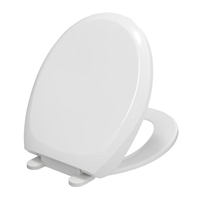 White Soft Close Round Toilet Seat