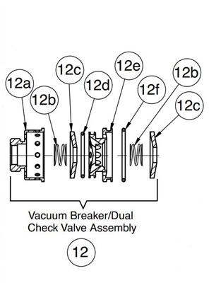 Smith 5619 Hydrant Vacuum Breaker Assembly