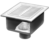 Mifab FS1720 12" x 12" x 6" Sanitary Floor Sink