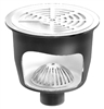 Mifab FS1760 12" x 8" Round Sanitary Floor Sink