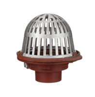 Mifab R1100 8" Cast Iron Roof Drain