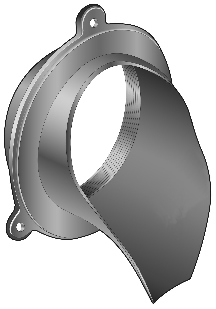 Mifab R1940 Downspout Nozzle - Threaded
