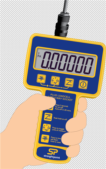 Handheld Plus Display for  Wired Load Cells