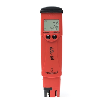 Waterproof pH Temperature Tester