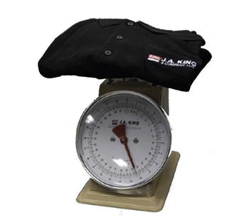 King sweater/garment/sock scale, 32 oz capacity, conversion scale to 24 lbs per dozen