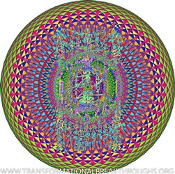 MULTI HEART SUCCESS KUNDALINI STARS GOHONZON - SUBTLE ENERGY MANDALA BY STEVEN MICHAEL KING