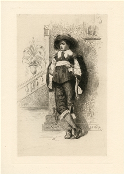 James S King etching Leisure Moments