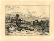 Richard Ansdell etching