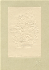Alexandre Charpentier embossed engraving