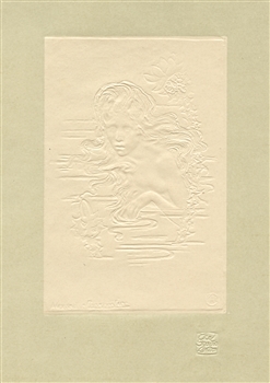 Alexandre Charpentier embossed engraving