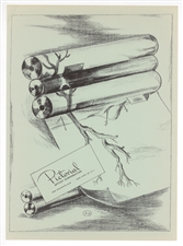 Karl Fortess lithograph Improvisations