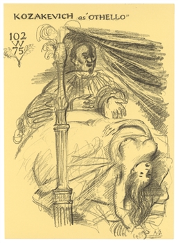 Alexander Dobkin lithograph Improvisations