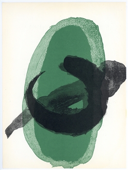 Joan Miro "Green" original lithograph, 1961