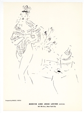 Marcel Vertes lithograph